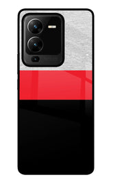 Tri Color Pattern Vivo V25 Pro 5G Back Cover